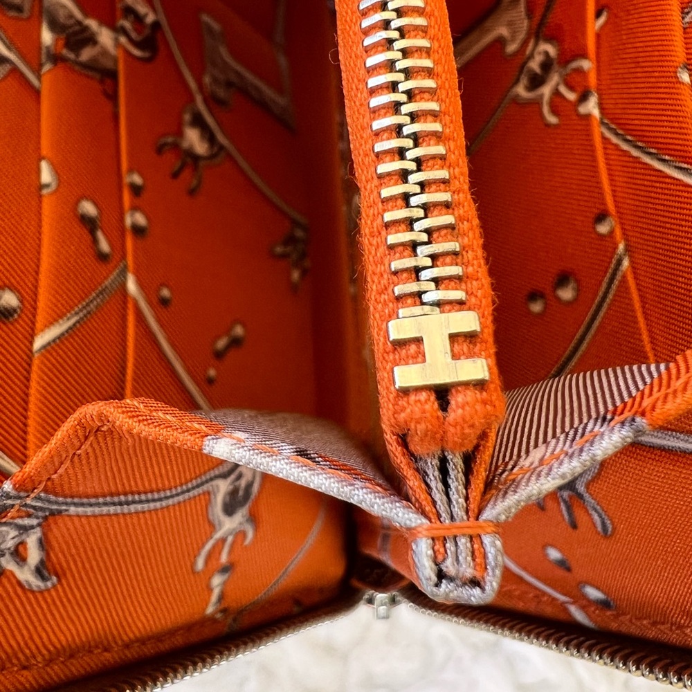 π₯π₯Hermes Azap Silk In Classique Long Wallet COA READYπ₯π₯ - Picture 11 of 15